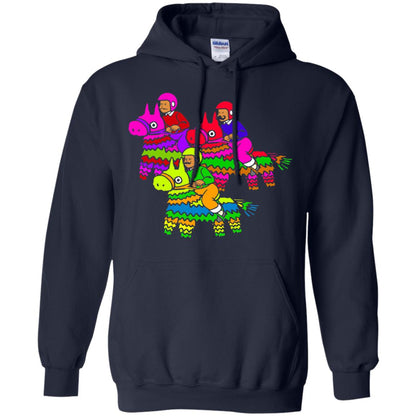 Cinco De Derby Pinata Jockeys Horse Race T-shirt Navy