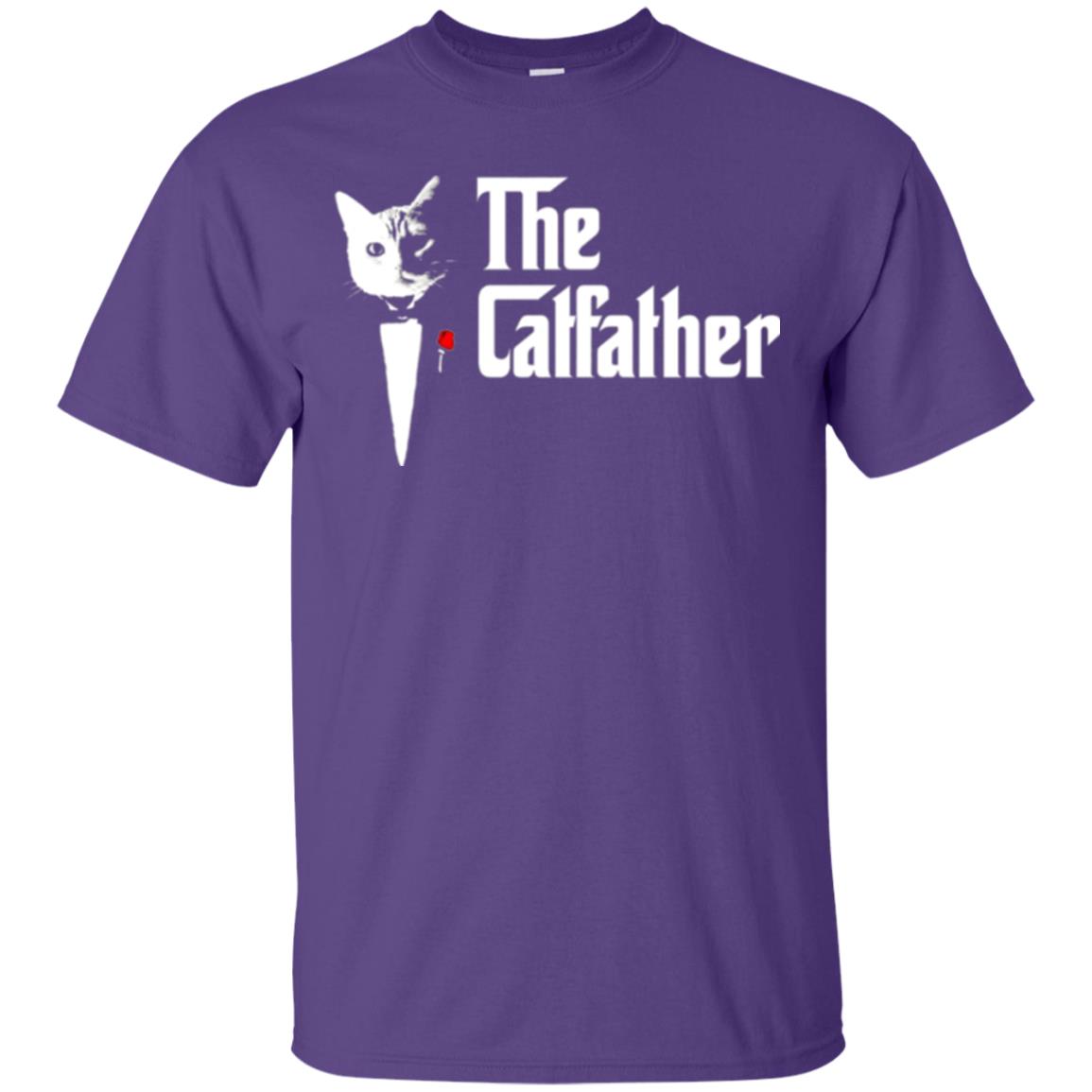 Daddy T-shirt The Catfather Purple