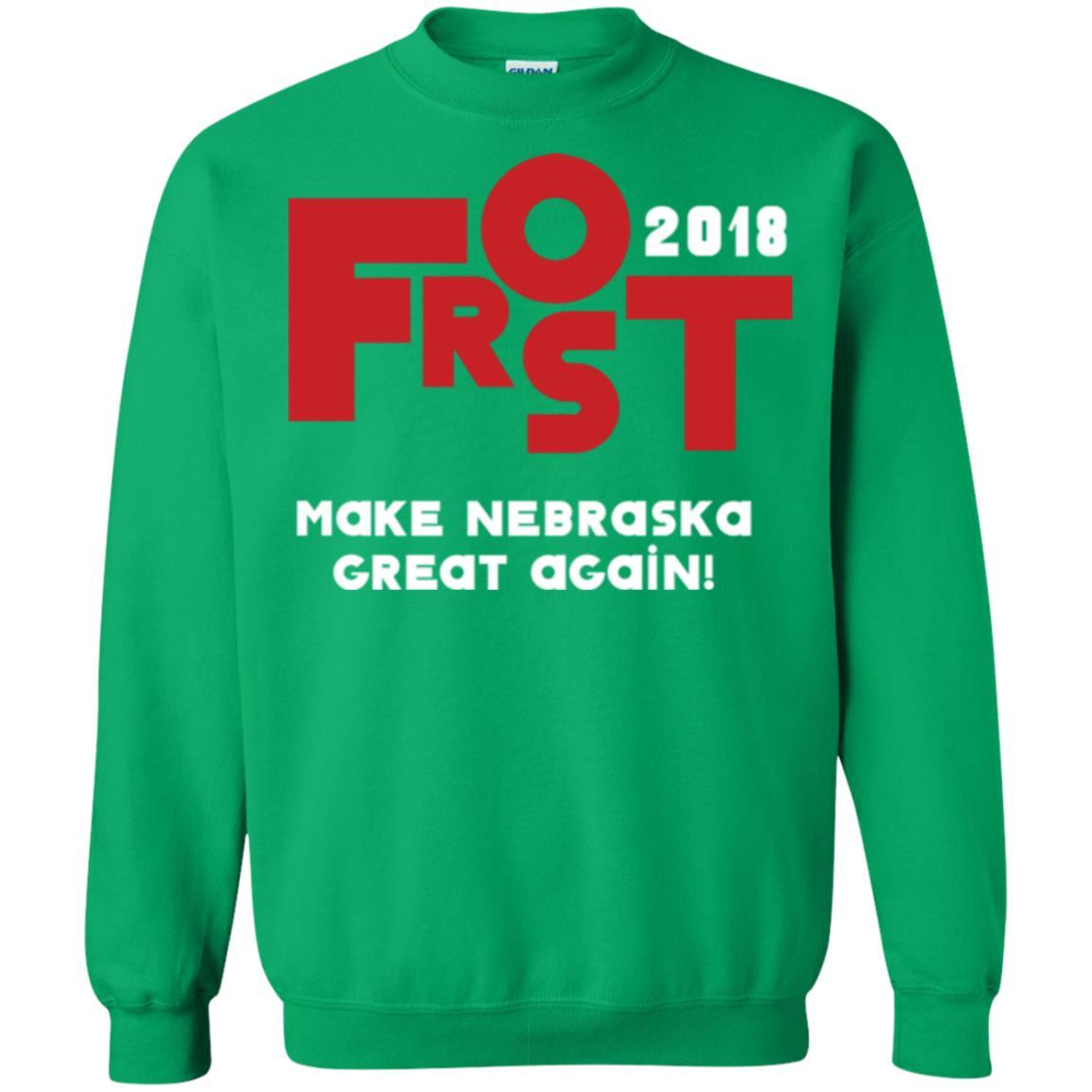 Frost 2018 Make Nebraska Great Again T-shirt Irish Green