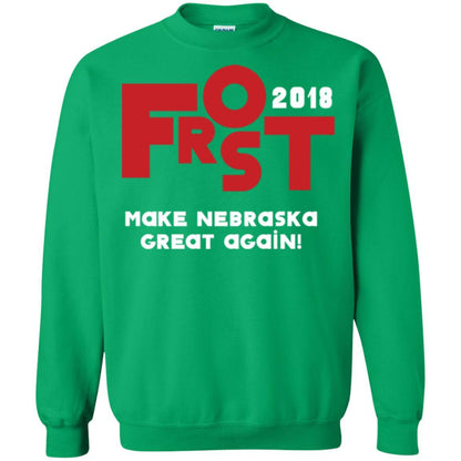 Frost 2018 Make Nebraska Great Again T-shirt Irish Green