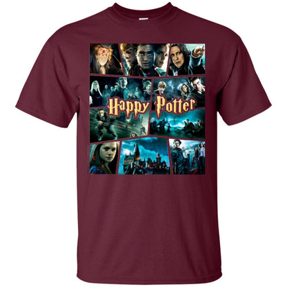 Harry Potter Characters T-shirt Maroon