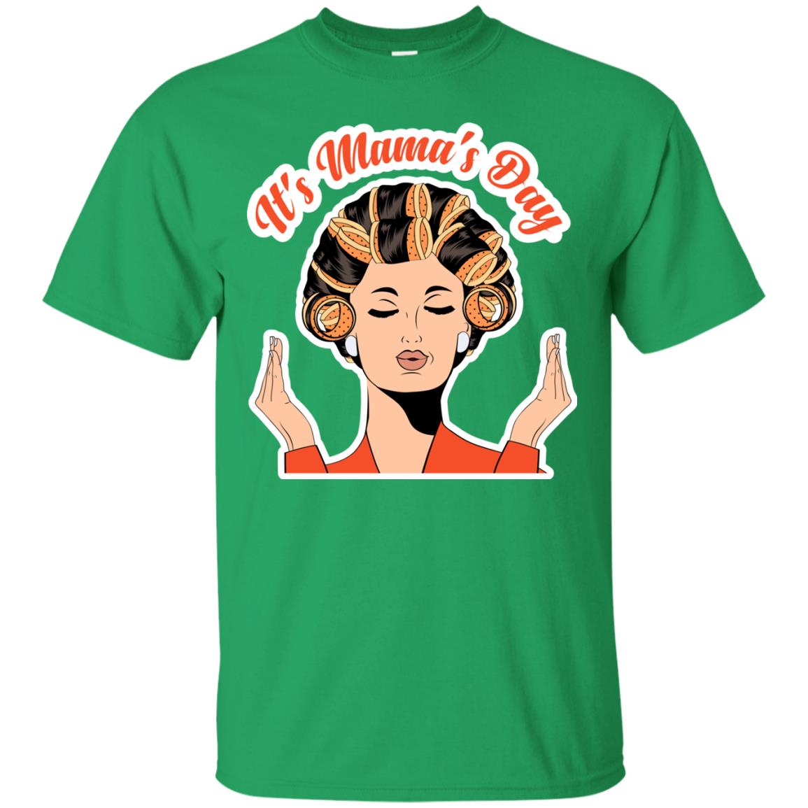 Its Mamas Day Mom Shirt Irish Green