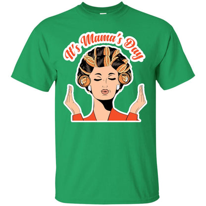 Its Mamas Day Mom Shirt Irish Green