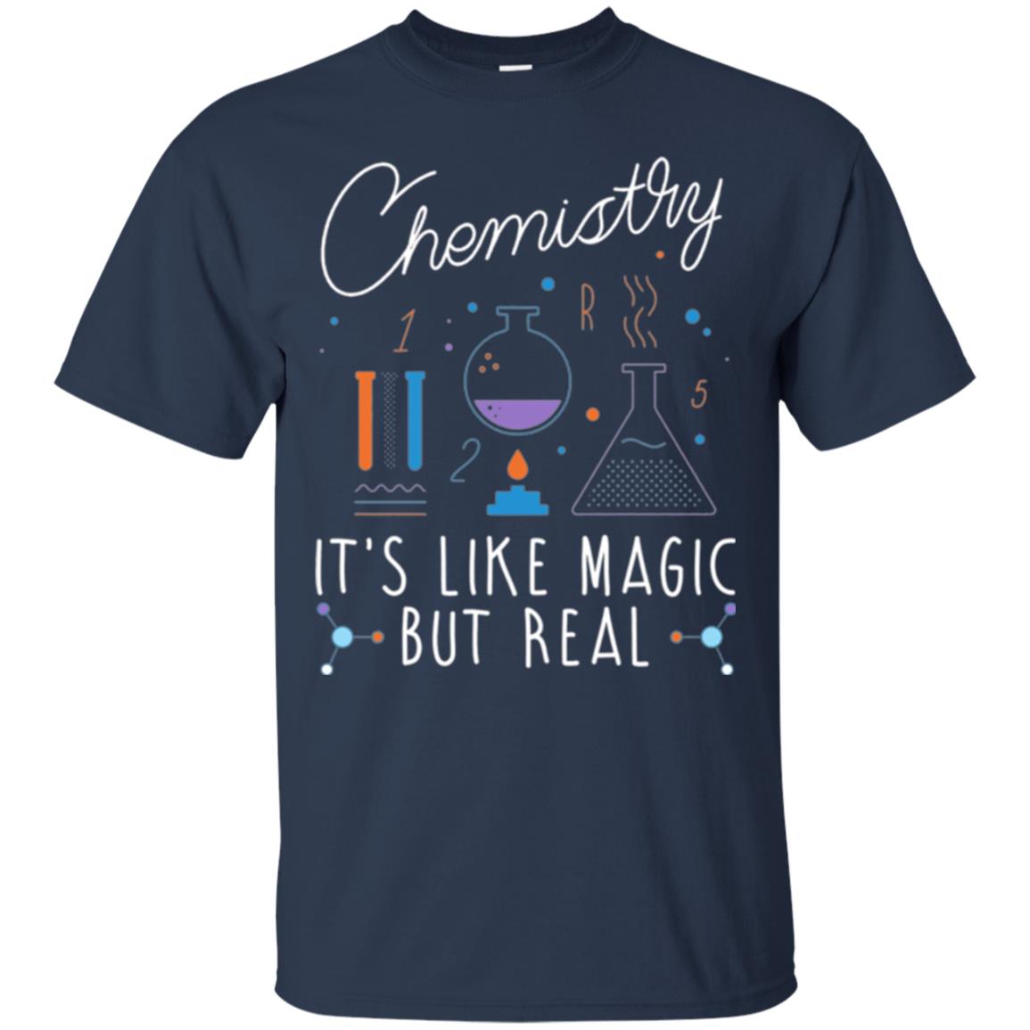 Chemistry T-shirt It_s Like Magic But Real Navy