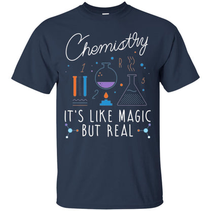 Chemistry T-shirt It_s Like Magic But Real Navy