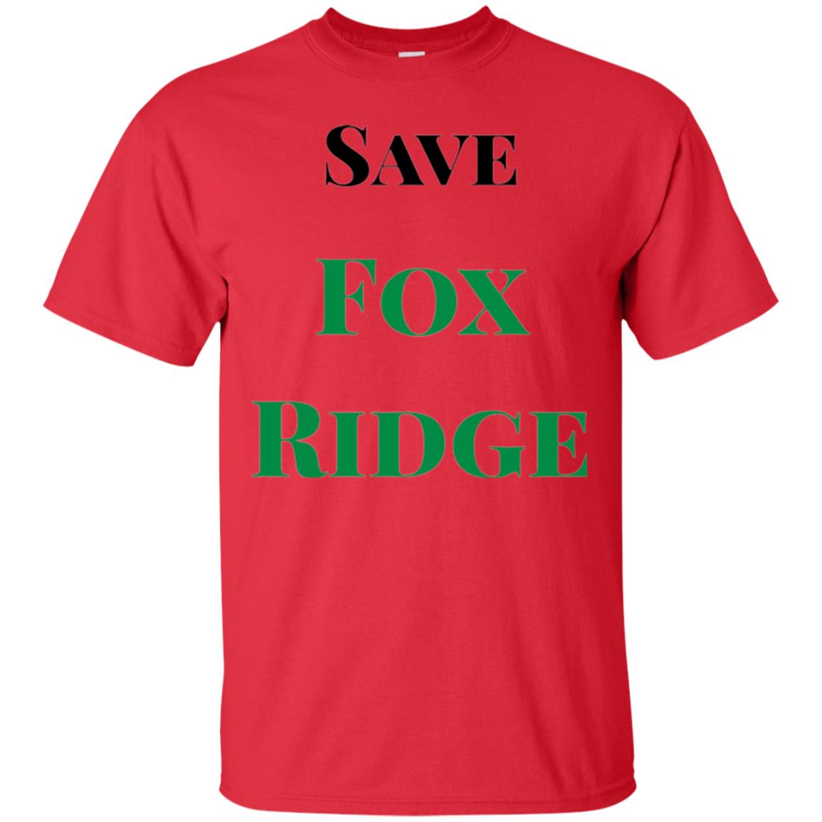 Elementary T-shirt Keep Calm And Save Fox Ridge Red