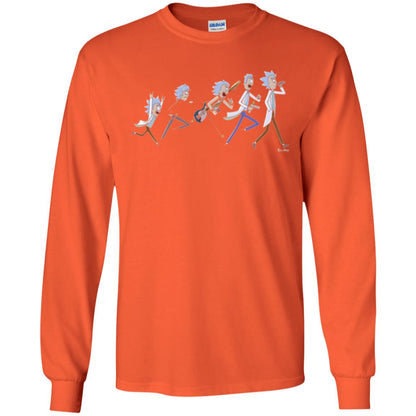Rick And Morty T-shirt The Life Of Rick Orange