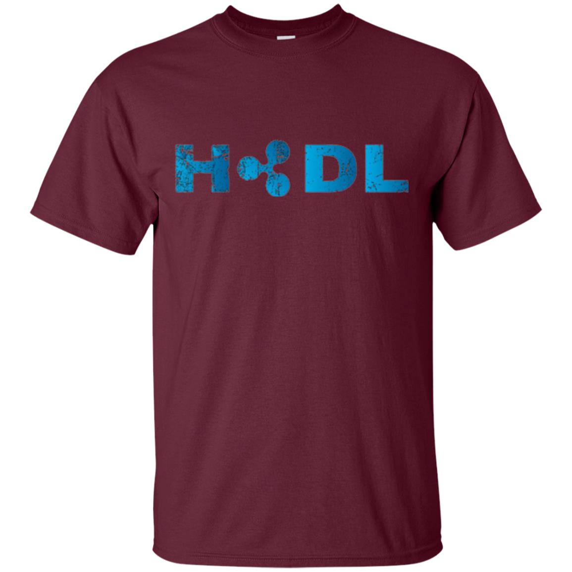 Hodl Ripple T-shirt Hold The Cryptocurrency Xrp Maroon