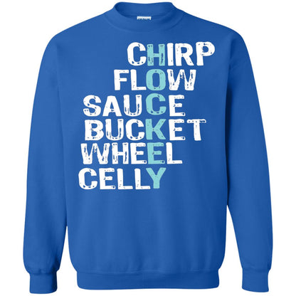 Eat Sleep Hockey Flow Celly Sauce Bucket Flow Wheel Shirt Royal