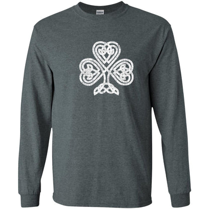 Irish Shamrock Knot Symbol St. Patrick_s Day T-shirt Dark Heather
