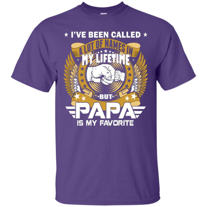 But Papa Is My Favorite Papa Shirt Purple
