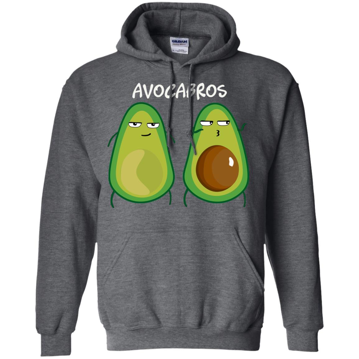 Funny Avocado T-shirt For Bros And Vegans Dark Heather