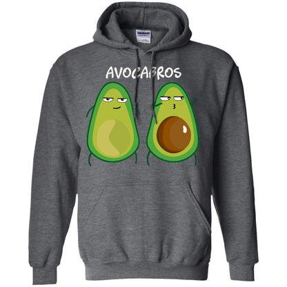 Funny Avocado T-shirt For Bros And Vegans Dark Heather