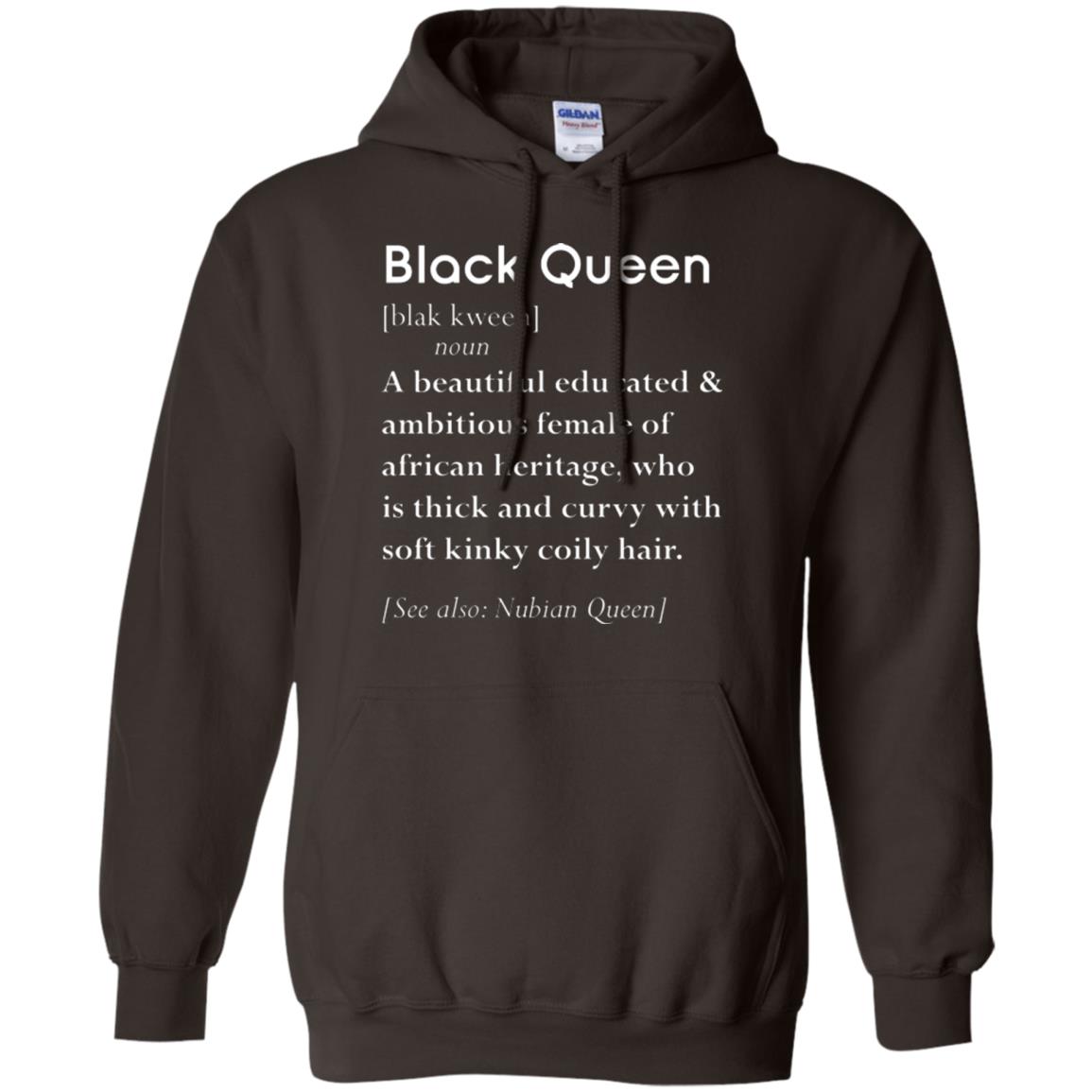 Nubian Queen T-shirt Black Queen Definition Dark Chocolate