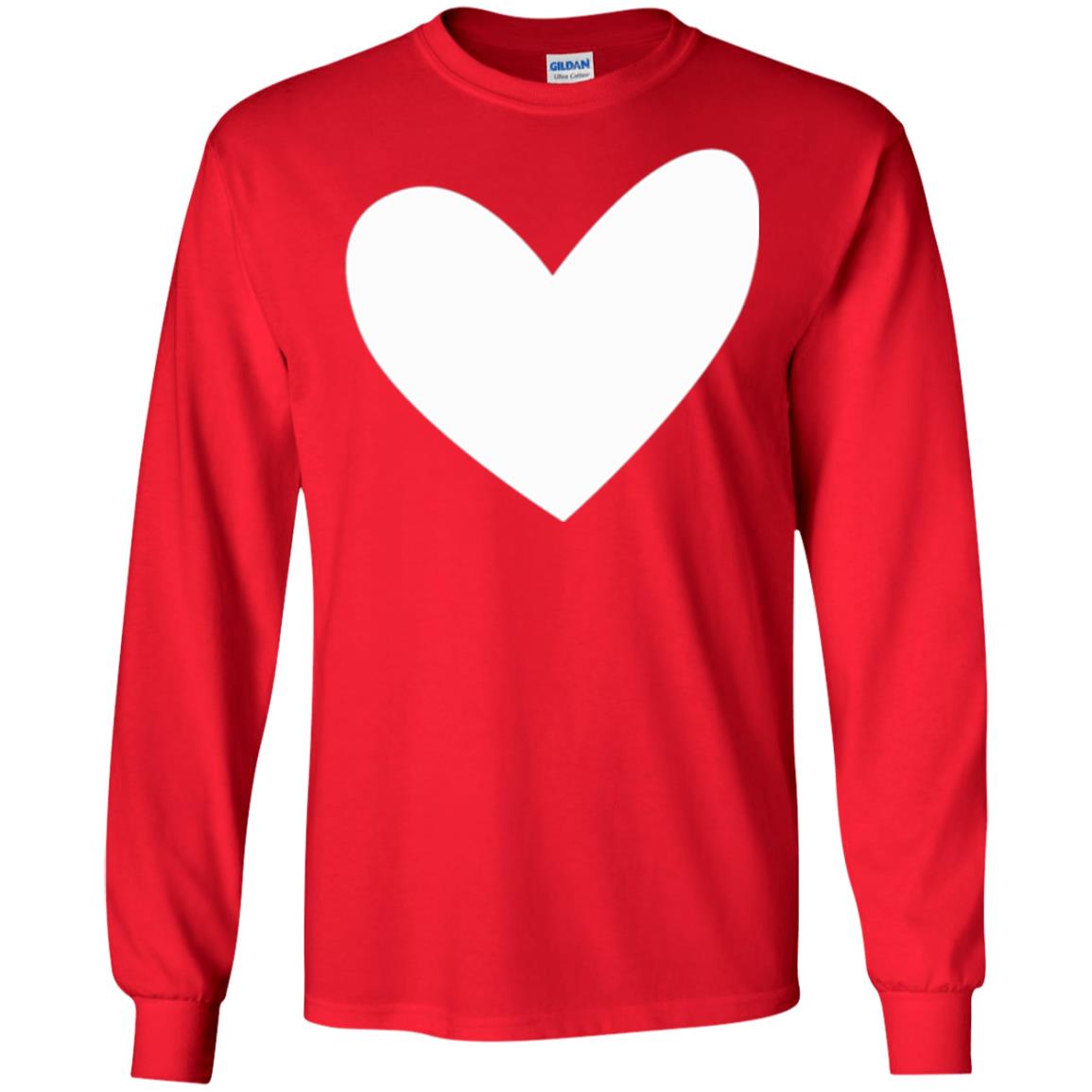 All About Heart T-shirt Cute Heart For Valentine Red