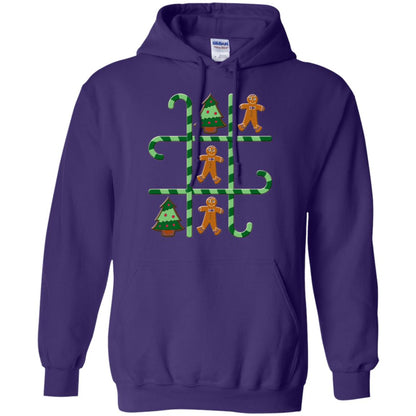 Christmas T-shirt Tic Tac Toe Board Game Purple