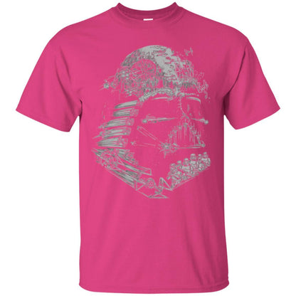 Film T-shirt Star Wars Darth Vader Build The Empire Graphic Heliconia