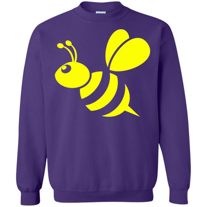 Yellow Honeybee Bee Lover T-shirt Purple