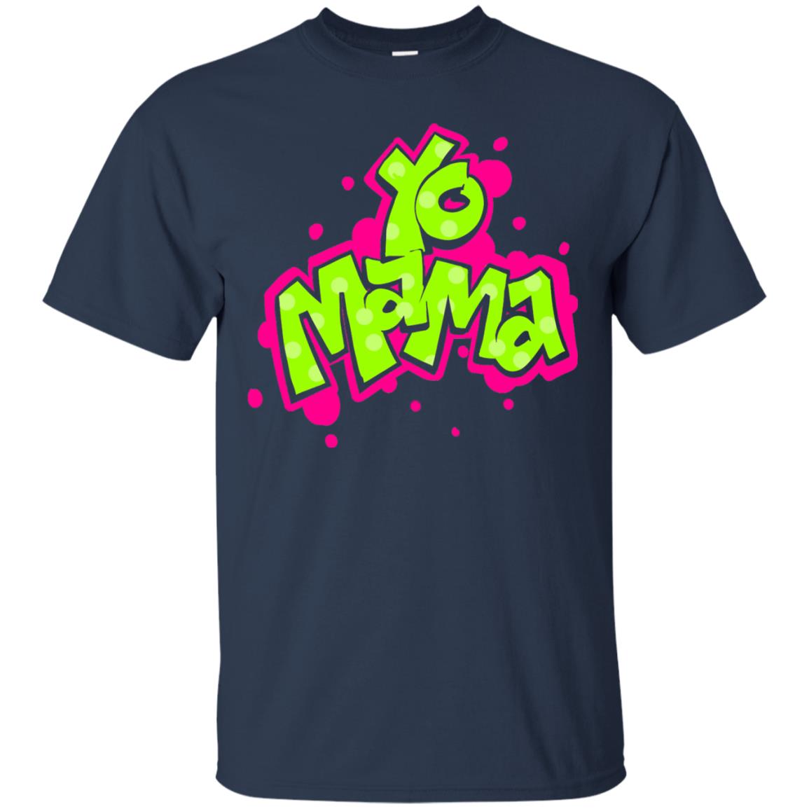 Yo Mama Fresh Princes Style 90s Hip Hop Party T-shirt Navy