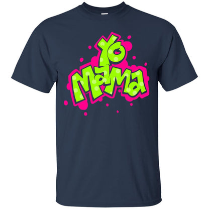 Yo Mama Fresh Princes Style 90s Hip Hop Party T-shirt Navy