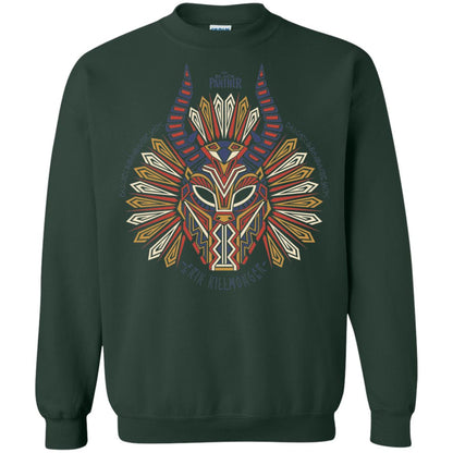 Black Panther Movie Geo Killmonger Movie Lover T-shirt Forest Green