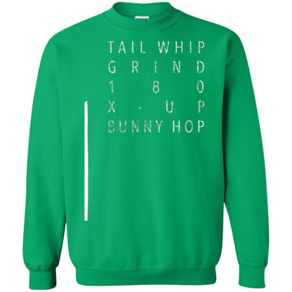 Scooter Tricks T-shirt Tail Whip Grind 180 X-up Bunny Hop Irish Green