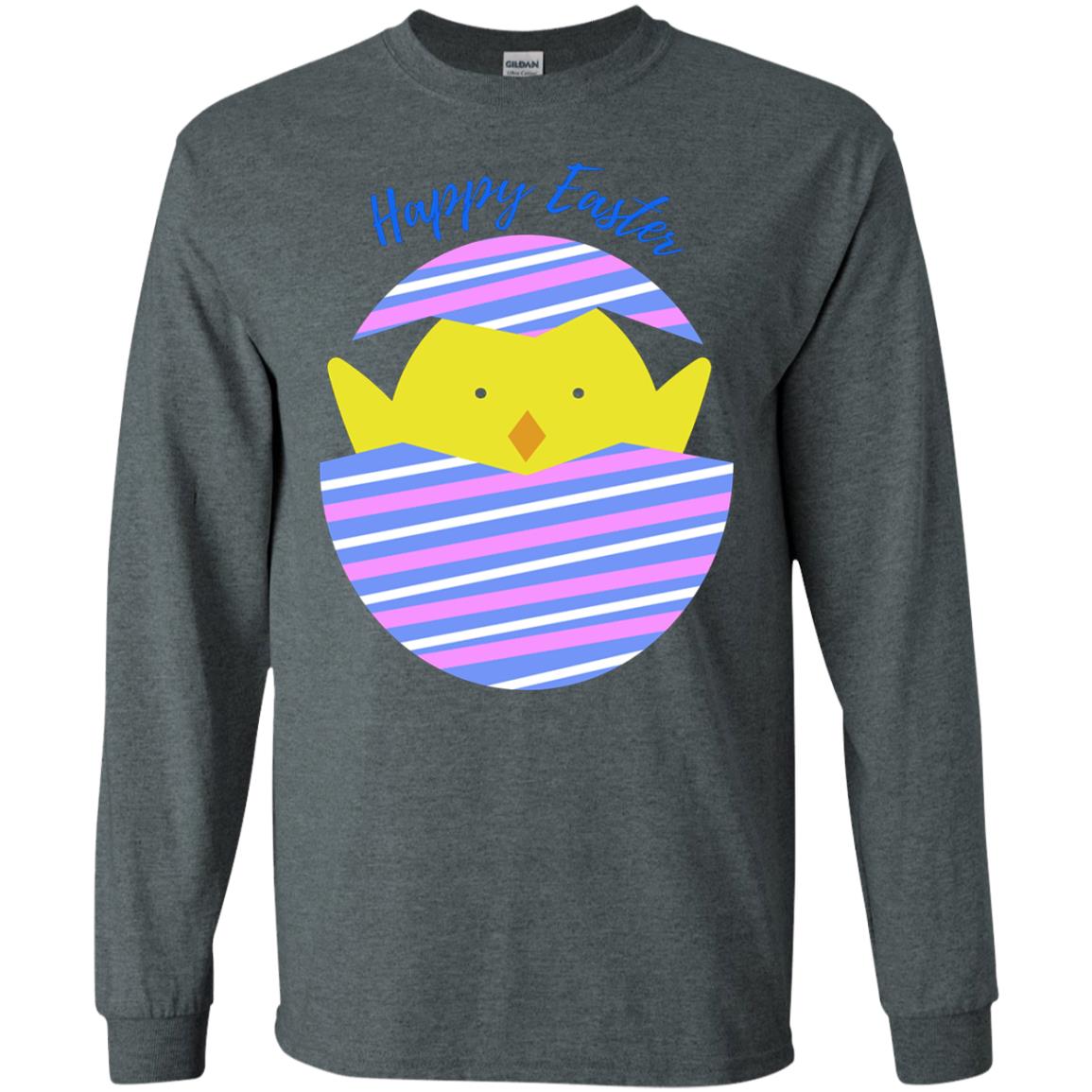 Easter Shirt Happy Easter Dark Heather