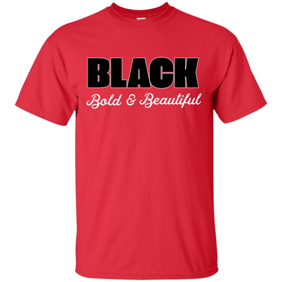 Black Bold And Beautiful Shirt Red