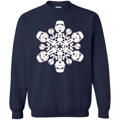 Film T-shirt Star Wars Stormtrooper Christmas Snowflake Graphic Navy