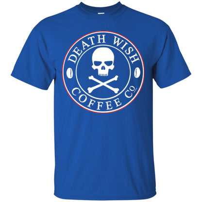 Death Wish Coffee Logo T-shirt Royal