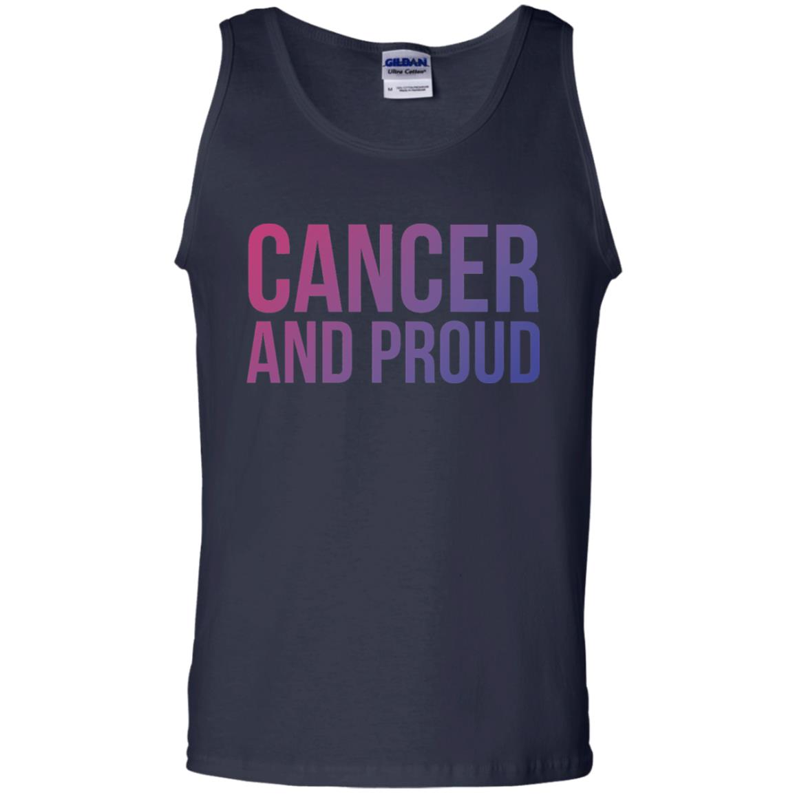 Cancer And Proud Lgbt Gear Bi Flag Gradient Shirt Navy