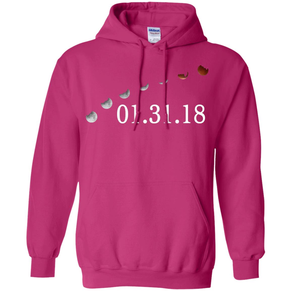 Usa Total Lunar Eclipse On January 31, 2018 T-shirt Heliconia