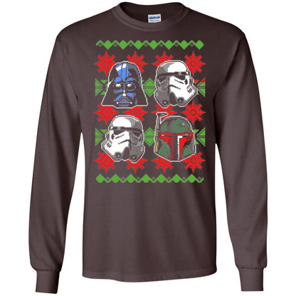 Film T-shirt Christmas Sweater Empire Helmets Dark Chocolate