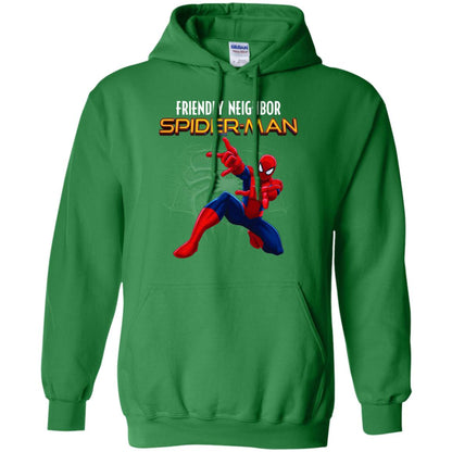 Friendly Neighbor Spider Man Movie Fan T-shirt Irish Green