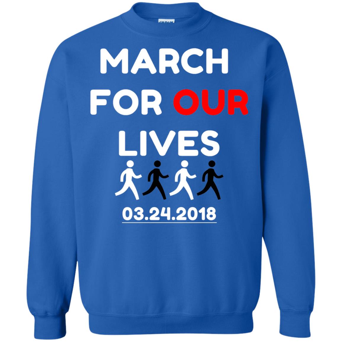 March For Our Lives Gun Control T-shirt Royal