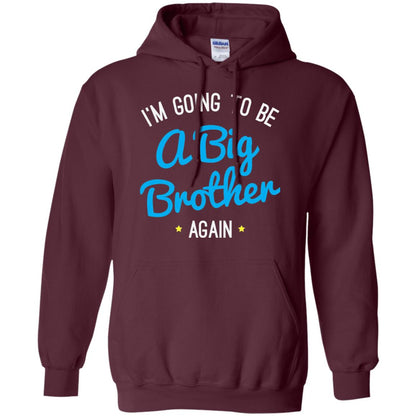 Big Brother Again T-shirt Happy New Baby Maroon