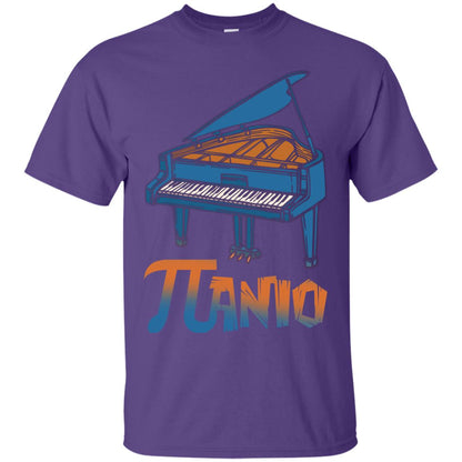 Pi Day T-shirt Funny Piano Lover Purple