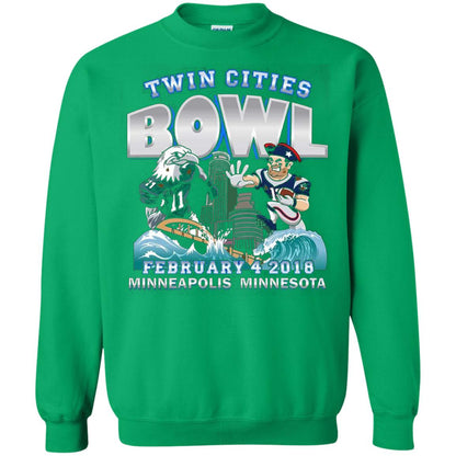 Football Lover T-shirt Twin Cities Bowl Irish Green