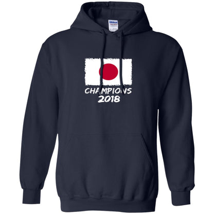 Football Lover T-shirt Japan Champions 2018 T-shirt Navy
