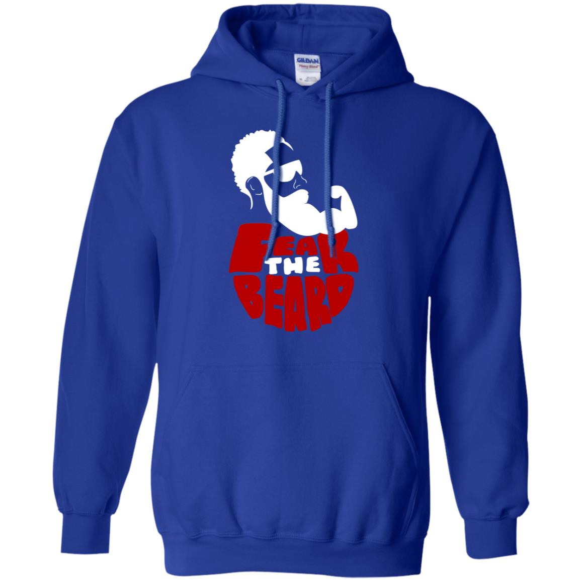 Fear The Beard No Shave November Gift Shirt For Mens Royal