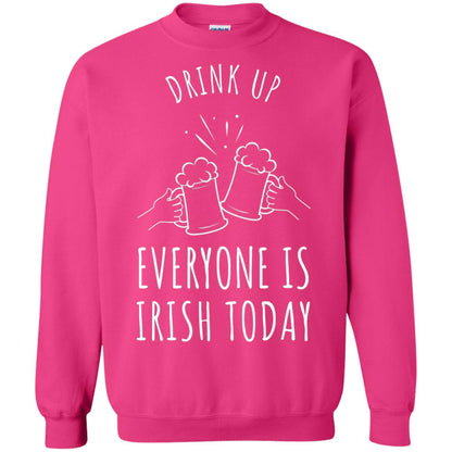 St. Patrick_s Day T-shirt Drink Up Everyone Is Irish Toda Heliconia