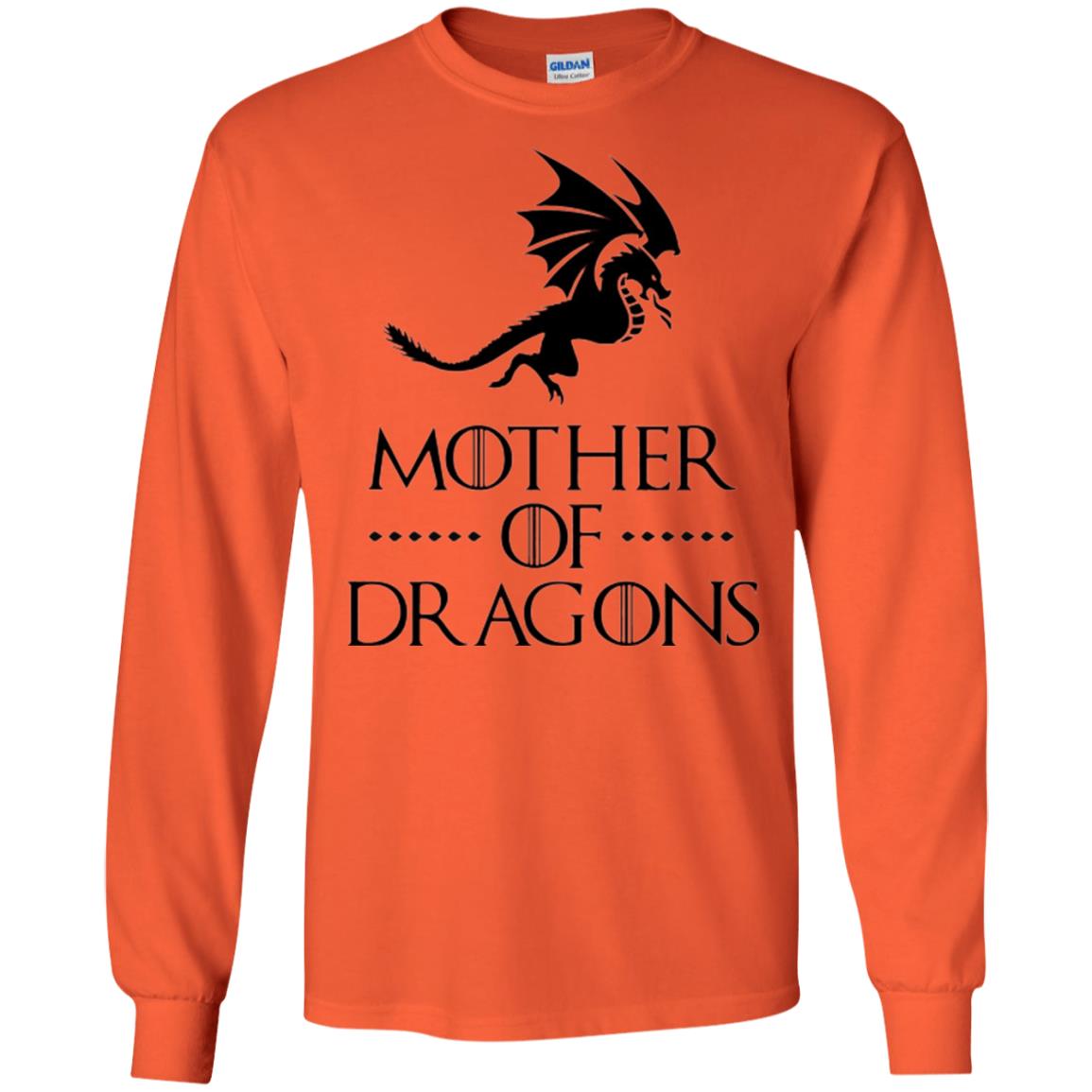 Mother Of Dragons T-shirt Orange