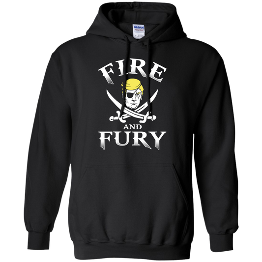 American T-shirt Fire And Fury Black