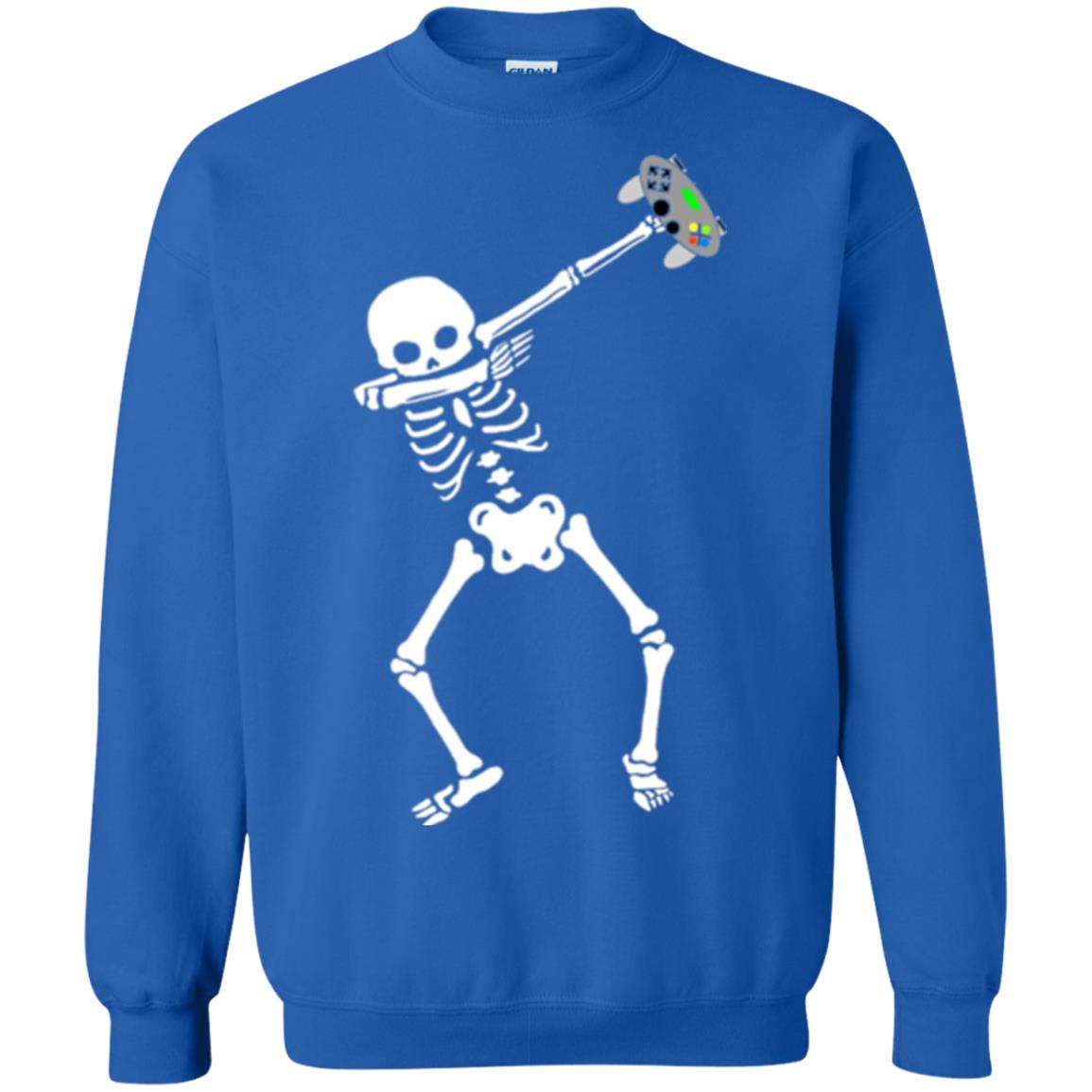 Gamer T-shirt Dabbing Skeleton Royal