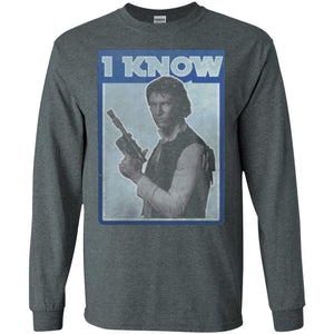 Film T-shirt Han Solo Iconic Unscripted I Know Graphic