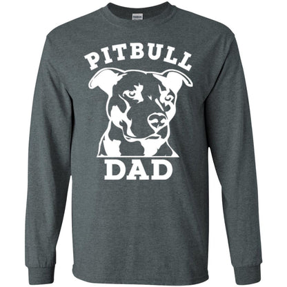 Pit Bull Dad T-shirt Pitbull Lovers Dark Heather