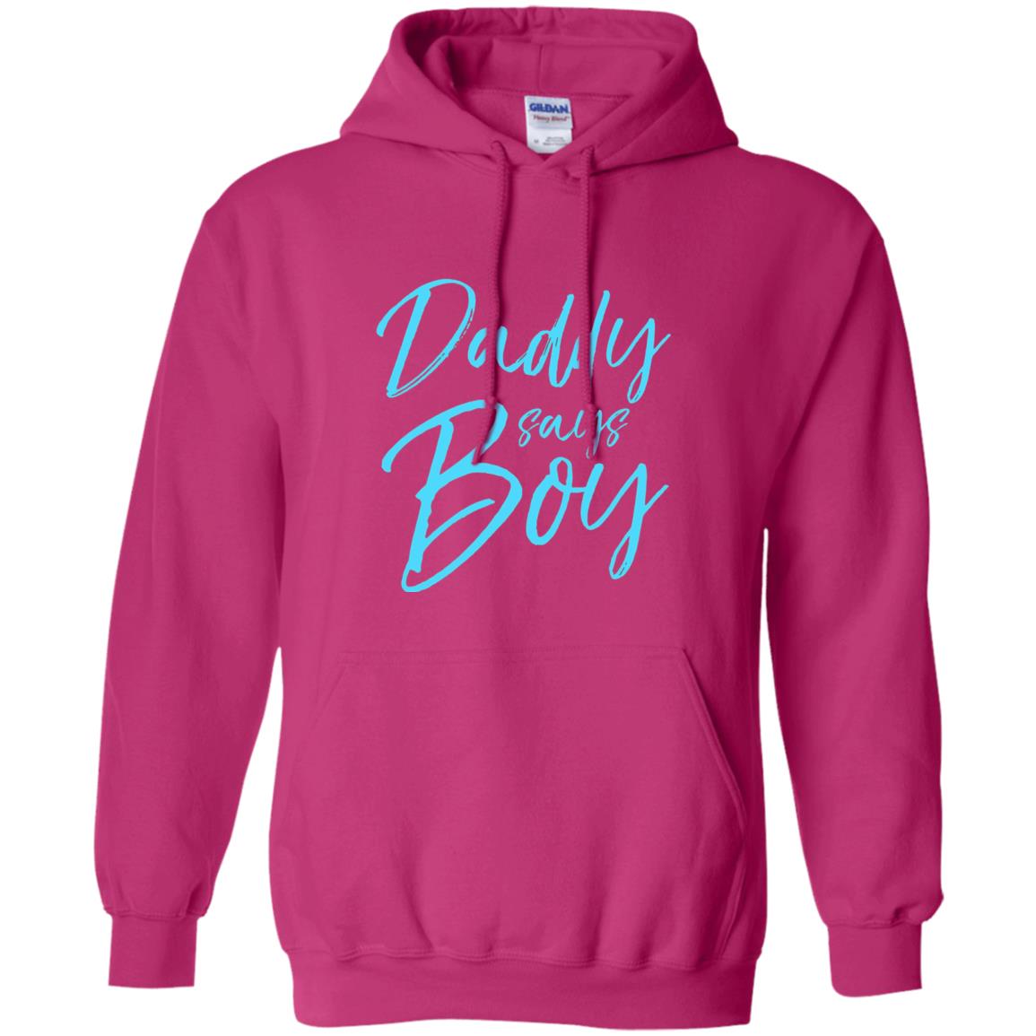 Daddy Says Boy Blue Gender Reveal Announcement Heliconia