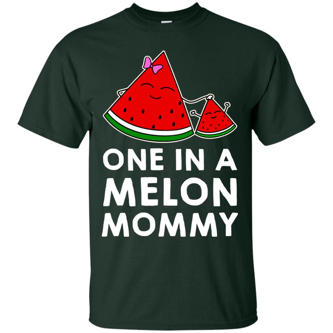 One In A Melon Mommy Funny Summer Melon Fruit Shirt Forest