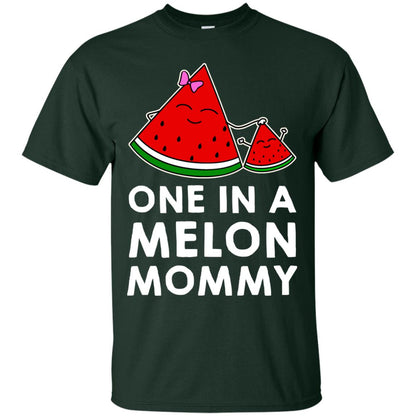 One In A Melon Mommy Funny Summer Melon Fruit Shirt Forest