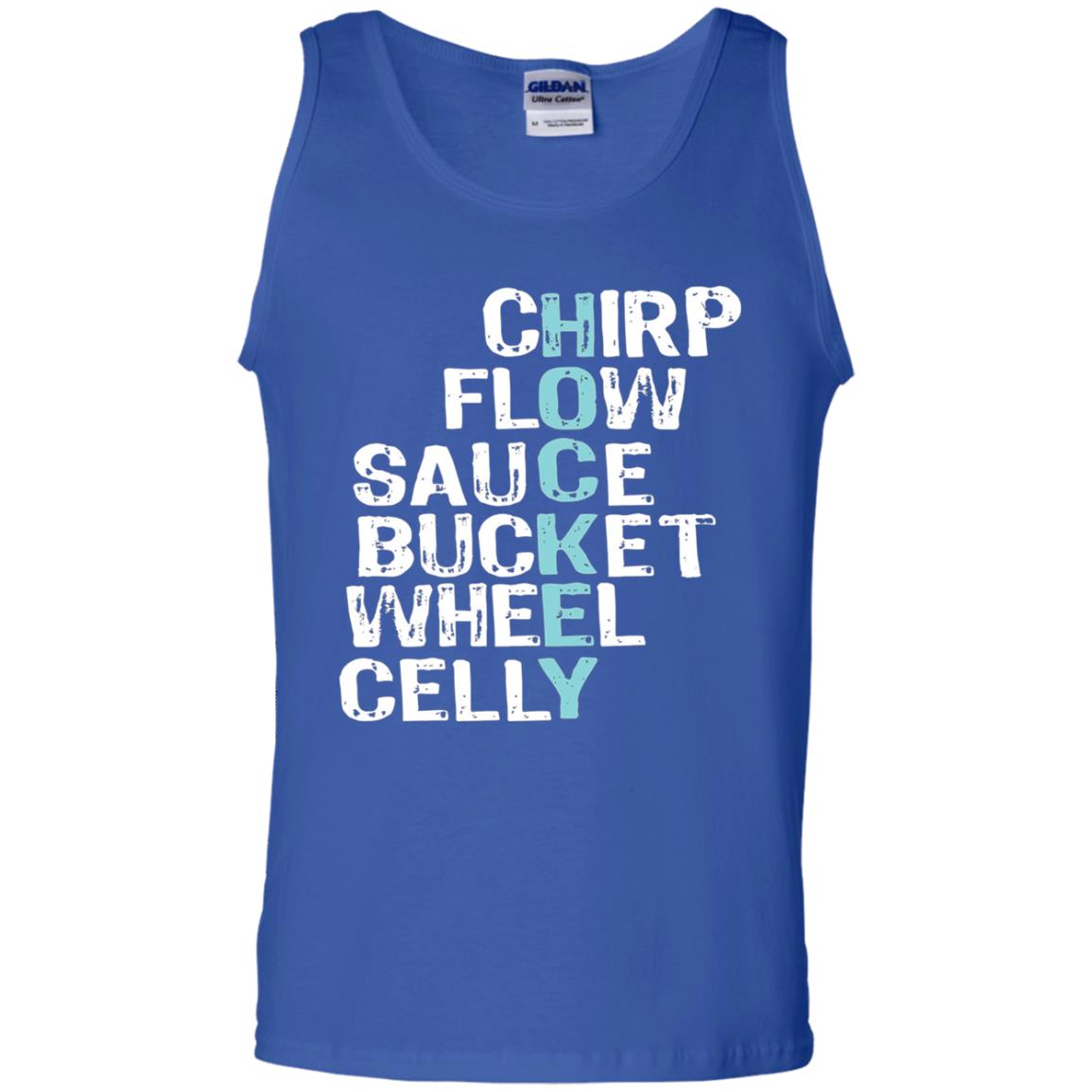 Eat Sleep Hockey Flow Celly Sauce Bucket Flow Wheel Shirt Royal